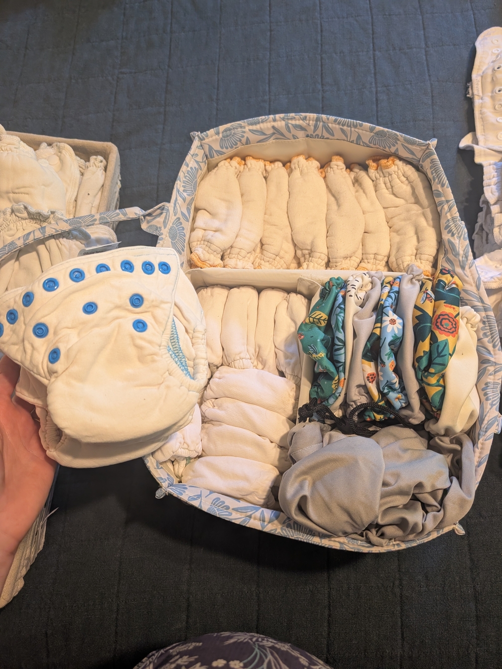 Huge Lot Newborn - 11lb Cloth Diapers